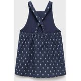 Mango - Kids - Jurk - Mouwloos - 100% Katoen - Vierkante Hals