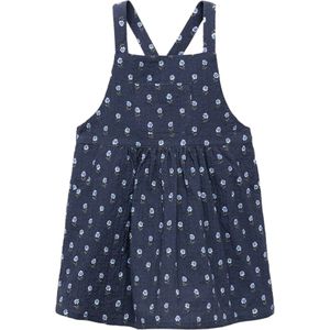 Mango - Kids - Jurk - Mouwloos - 100% Katoen - Vierkante Hals