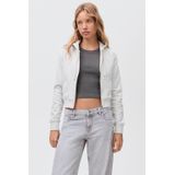 MANGO TEEN sweatvest grijs