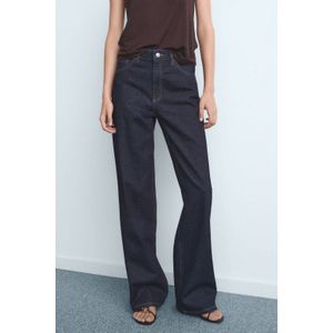 Mango wide leg jeans dark blue denim