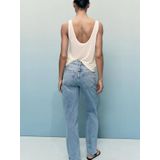 MANGO - MATILDA - Jeans - Lichtblauw - Regular Fit - Mid Waist