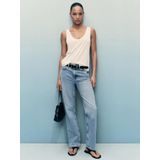 MANGO - MATILDA - Jeans - Lichtblauw - Regular Fit - Mid Waist