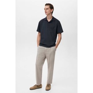 Mango Man - Relaxed Polo - Donkerblauw