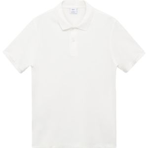 Mango Man - Regular Fit - Polo - Wit