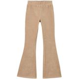 Mango Kids - Corduroy Casual Broek - Beige - Flared Model