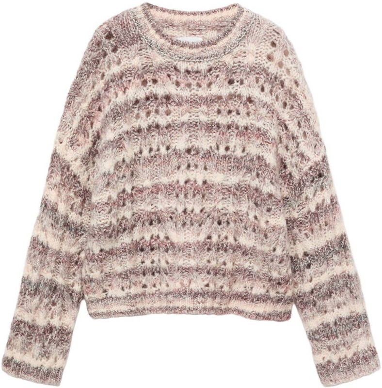 Mango - Gebreide Trui - Vrolijk Patroon - Kids