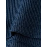 MANGO KIDS - Shirt - Marine - Lange Mouw - Ronde Hals - Normale Pasvorm