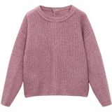 Mango Kids - Trui - Grof Gebreide Structuur - Ronde Hals - Polyester