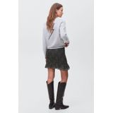 MANGO TEEN - Rok - Vrolijke Print - Polyester - Elastische Tailleband