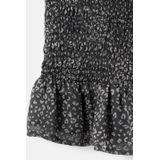 MANGO TEEN - Rok - Vrolijke Print - Polyester - Elastische Tailleband