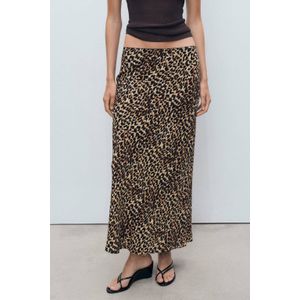 Mango - Maxi Rok - Bruin