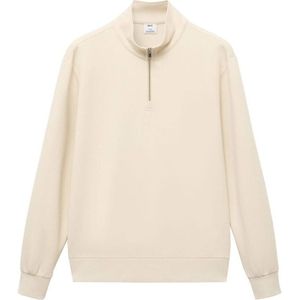 Mango Man - Sweater - Ecru - Regular Fit - Lange Mouwen