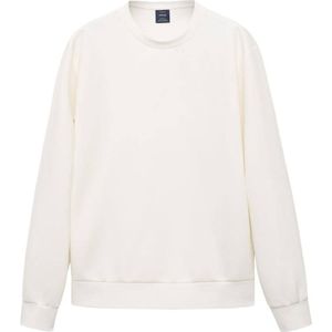Mango Man - Sweater - Wit - Regular Fit - Lange Mouwen
