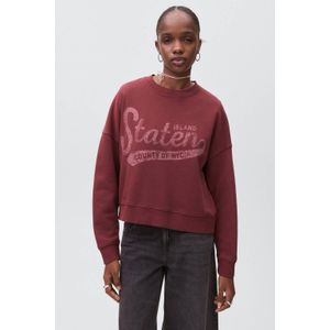 MANGO TEEN - Sweater - Donkerrood