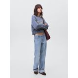 MANGO TEEN - Sweater - Katoen - Ronde Hals - Tekstprint