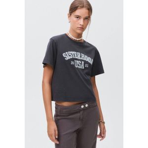 MANGO TEEN - T-shirt - Antraciet