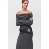 MANGO TEEN - Maxi Jurk - Grijs