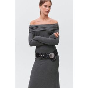 MANGO TEEN - Maxi Jurk - Grijs