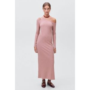 MANGO TEEN - Jurk - Maxi Model - Rib Gebreid