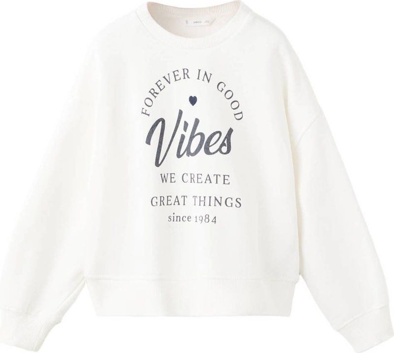 Mango Kids - Sweater - Wit