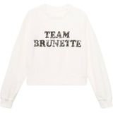 MANGO TEEN - Sweater - Wit - 100% Katoen - Lange Mouwen