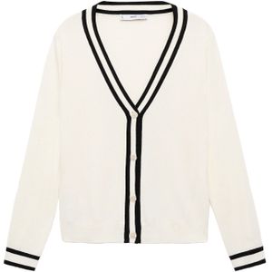 Mango - Gebreid Vest - Ecru