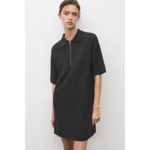 Mango - Korte Jurk - Grijs