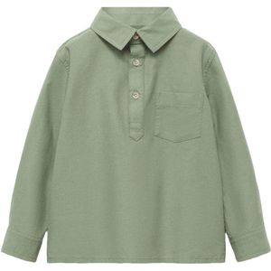 Mango Kids - Overhemd - 100% Katoen - Klassieke Kraag - Handige Borstzak