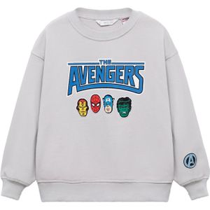MANGO KIDS - AVENCREW - Sweatshirt - Blauw - Geel - Grijs - Rood