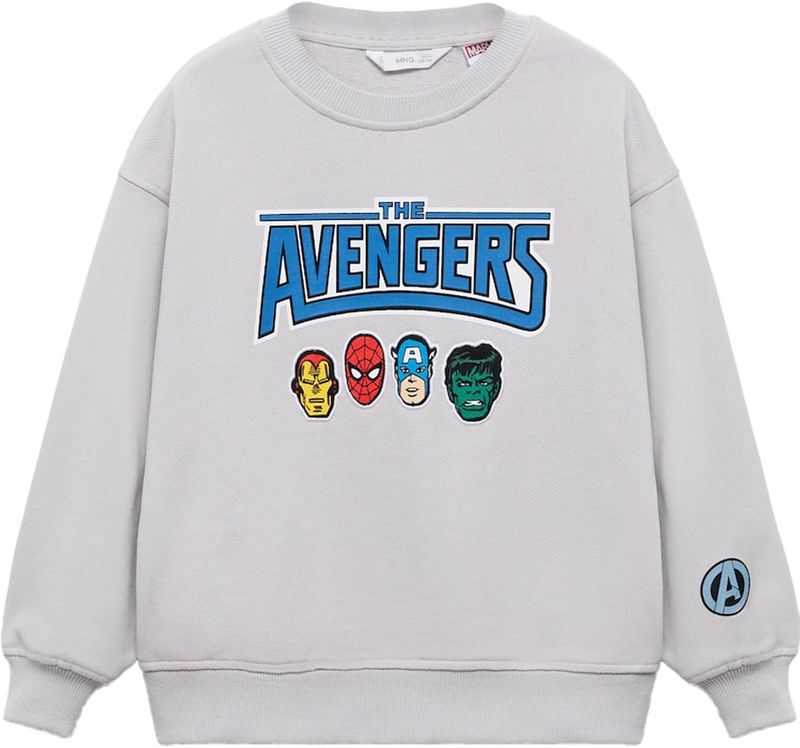 MANGO KIDS - AVENCREW - Sweatshirt - Blauw - Geel - Grijs - Rood