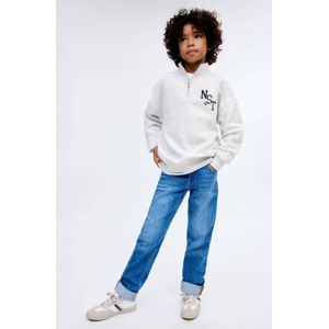 Mango Kids - Sweater - Melange Print - Lange Mouwen - Korte Rits