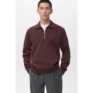 Mango Man sweater donkerrood