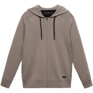 Mango Man - Sweatvest - Lichtbruin