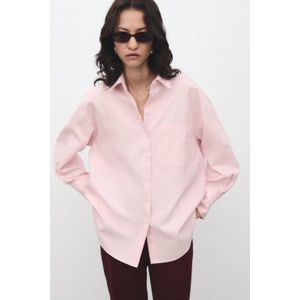 Mango - Blouse - Lichtroze