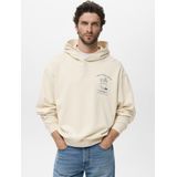 MANGO MAN - Berlin - Sweatshirt - Lichtbeige/Navy
