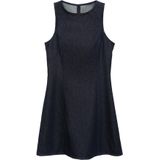 Mango - Spijkerjurk - Dark Blue Denim - Mouwloos - Middellange Lengte