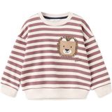 MANGO KIDS - Sweatshirt - Ombregrijs - Gestreept - Lange Mouw