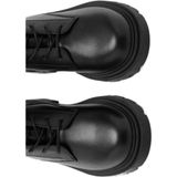 MANGO KIDS - BASMA - Kuitlaarzen - Zwart - Leer