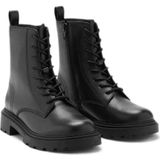 MANGO KIDS - BASMA - Kuitlaarzen - Zwart - Leer