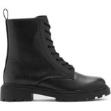 MANGO KIDS - BASMA - Kuitlaarzen - Zwart - Leer