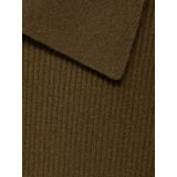 MANGO - TWENTIES - Trui - Kaki - Slanke Pasvorm - Lange Mouw