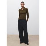 MANGO - TWENTIES - Trui - Kaki - Slanke Pasvorm - Lange Mouw