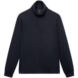 Mango Man - Sweater - Donkerblauw - Regular Fit - Lange Mouwen