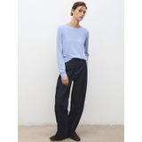 MANGO - LUCCA - Gebreide Trui - Lichtblauw - Lange Mouw