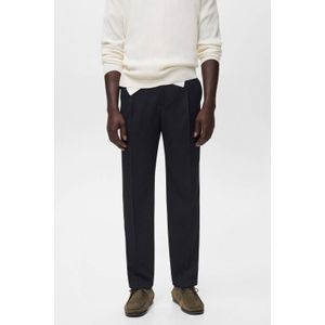 Mango Man - Straight Chino - Donkerblauw - Chino Broeken