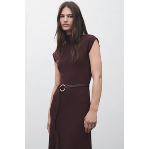 Mango maxi jurk donkerrood