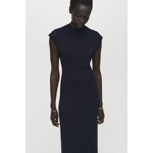 Mango - Maxi Jurk - Gebreid - Korte Mouwen
