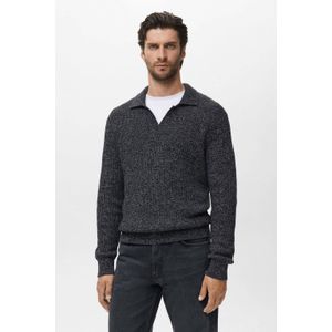 Mango Man - Gebreide Trui - Grijs