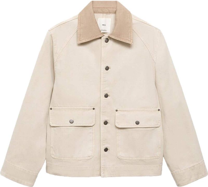 Mango - Denim Spijkerjas - Zand