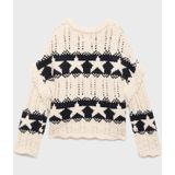 MANGO KIDS - CITY - Trui - Zwart / Offwhite